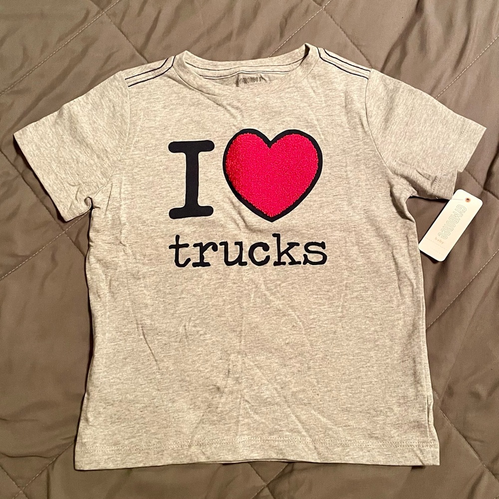 Gymboree Toddler Boys I Love Trucks Tee, 3T